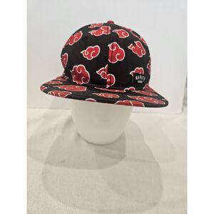 Official Naruto Shippuden Akatskui Cloud Snapback Baseball Cap Bioworld Anime